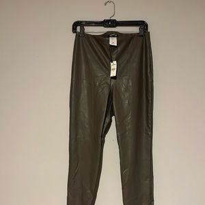 Faux Leather Pants